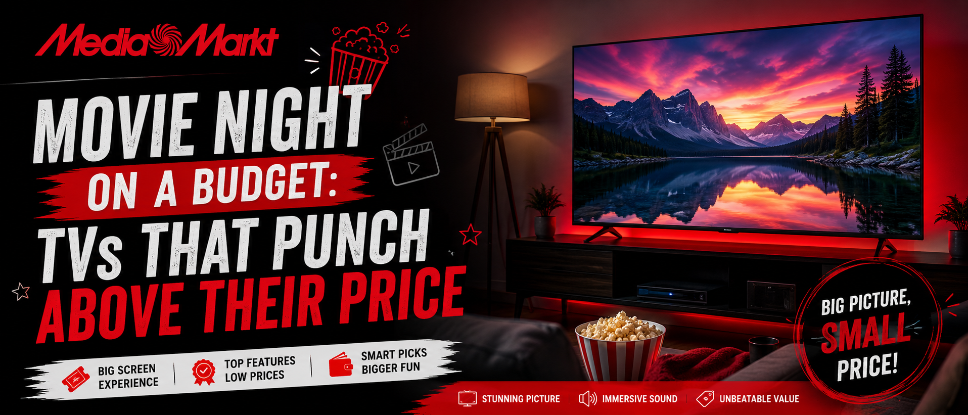 Movie Night on a Budget: TVs That Punch Above Their Price